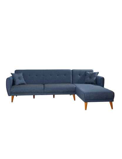 imagem de Sofá-Cama Chaiselongue Direita Aria Azul Escuro5