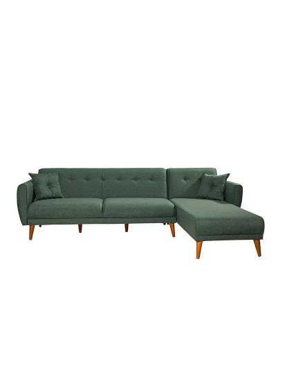 imagem de Sofá-Cama Chaiselongue Direita Aria Verde1