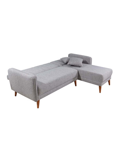 imagem de Sofá-Cama Chaiselongue Direita Aqua Cinza7