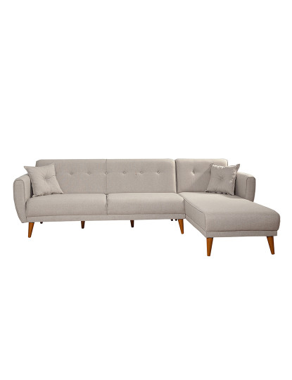 imagem de Sofá-Cama Chaiselongue Direita Aria Creme7