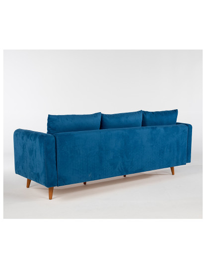 imagem de Sofá Chaise Longue Esquerda Sofia Azul Escuro2