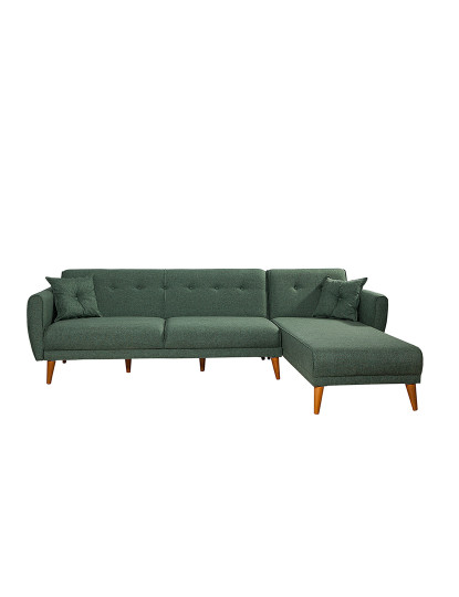 imagem de Sofá-Cama Chaiselongue Direita Aria Verde8