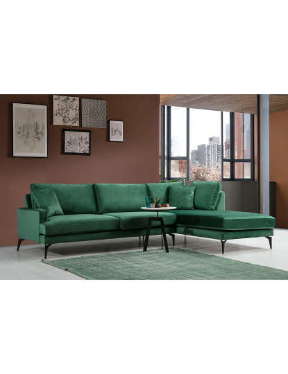 imagem de Sofá Chaise Longue Papira Verde2