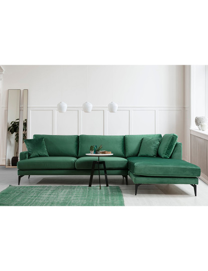 imagem de Sofá Chaise Longue Papira Verde1