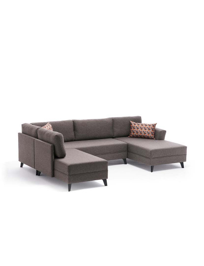 imagem de Sofa Cama Canto Eris Castanho8