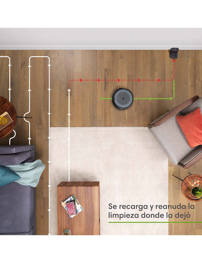 imagem de Robot Aspirador iRobot Roomba i3 i315840 Preto Grau A10