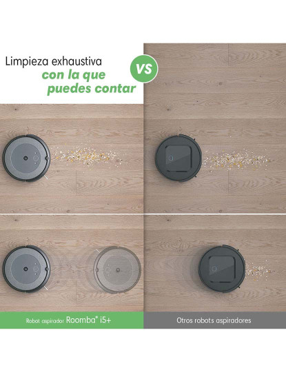 imagem de Robot Aspirador iRobot Roomba I5 15840 Preto com Conexão Wifi Grau A10