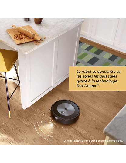 imagem de Robot Aspirador y Friegasuelos iRobot Roomba J7+ J755840 Grau A+48