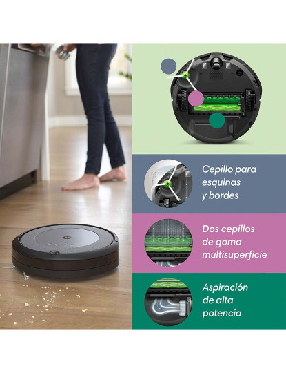 imagem de Robot Aspirador iRobot Roomba I5 15840 Preto com Conexão Wifi Grau A4