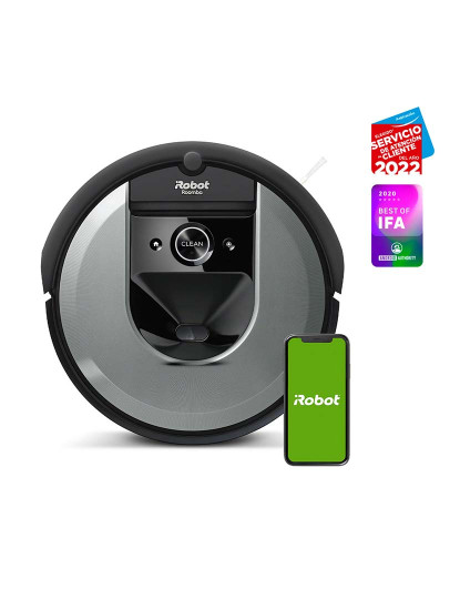 imagem de Robot Aspirador iRobot Roomba i7 I715040 Preto e Cinza Grau A9