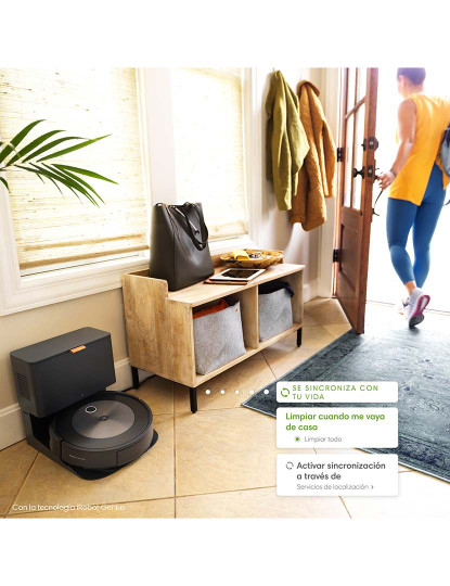 imagem de Robot Aspirador y Friegasuelos iRobot Roomba J7+ J755840 Grau A+17