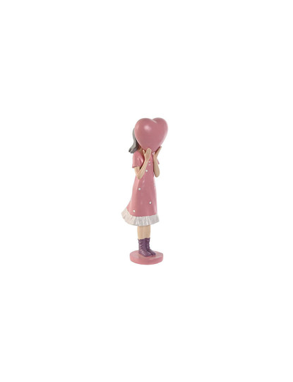 imagem de Figura Decorativa Home ESPRIT Cor de Rosa Malva chica 10 x 8,5 x 31 cm1