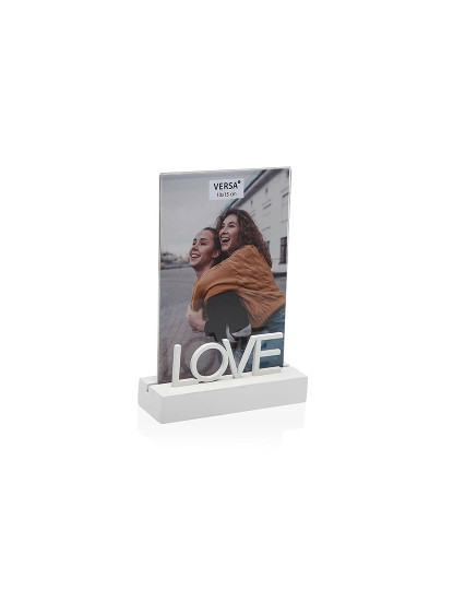 imagem de Moldura de Fotos Versa Love Madeira MDF 4 x 16,5 x 11,5 cm1