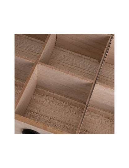 imagem de Caixa para Infusões HEARTS Preto Natural Poliresina Madeira MDF 24 x 17 x 7 cm4