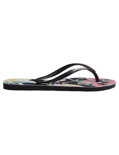 imagem de Havaianas Slim Floral Basic Preto 2