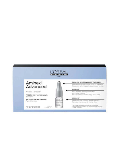 imagem de Aminexil Advanced Ampollas Enriquecidas Con Activos Dermatológicos Para Cabello 10 X 6 Ml1