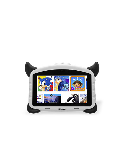 imagem de Tablet infantil K702 WiFi. Sistema operacional Android 7. Tela de 7'' 1024x600px. MTK 6735 Quad Core 1,5 GB de RAM + 16 GB. Câmara dupla.1