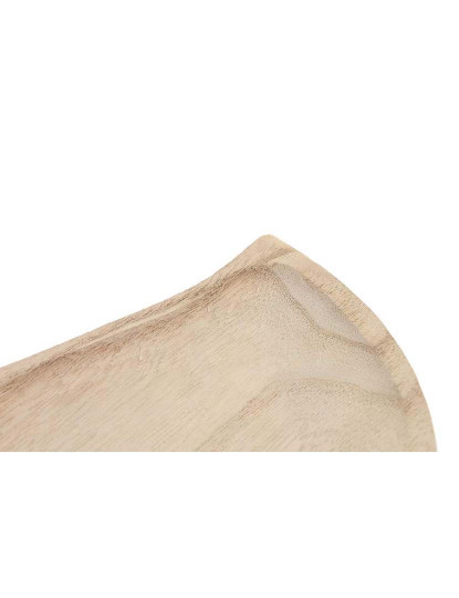 imagem de Centro Mesa Paulownia Folha Natural Castanho 2