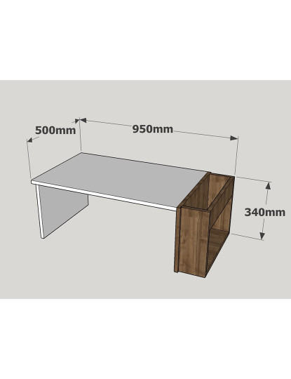 imagem de Mesa Apoio View Branco6