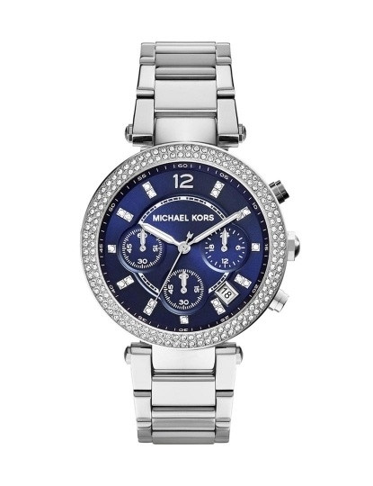 imagem de Relógio Michael Kors Parker Prateado e Azul1