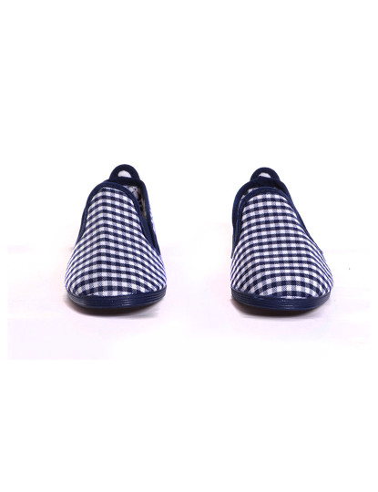 imagem de Slip-on Flossy Criança Print Xadrez Marinho3