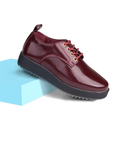 imagem de Sapato Blucher Ilhós Conguitos Menina Bordeaux1