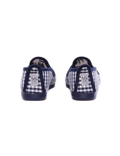 imagem de Slip-on Flossy Criança Print Xadrez Marinho3