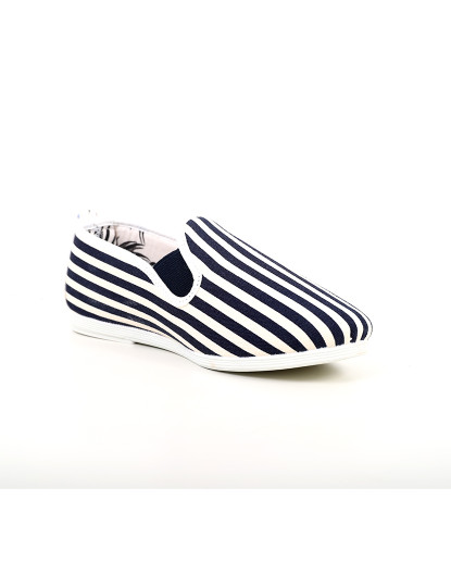 imagem de Slip-on Flossy Criança Print Xadrez Marinho1