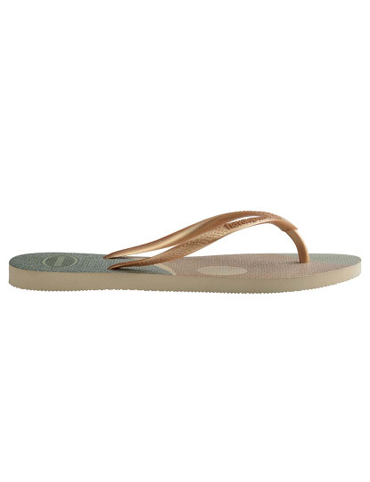 imagem de Havaianas Kids Slim Palette Glow Sand Cinza/Dourado1