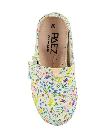 imagem de Paez Mini Kids Classic Raw Print Flowers Branco E Multicolor6