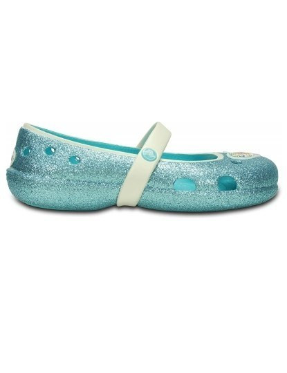 imagem de Sabrinas Crocs Frozen Flat Azul Claro2