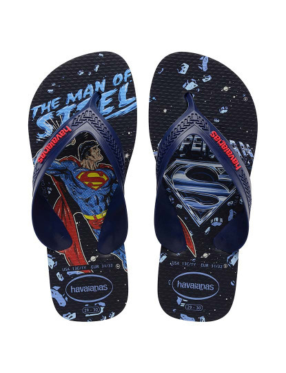 imagem de Havaianas Kids Max Herois Kids Azul Navy e Vermelho Ruby3