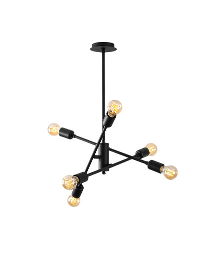 imagem de Candeeiro Teto Ozbest-1223 Preto4