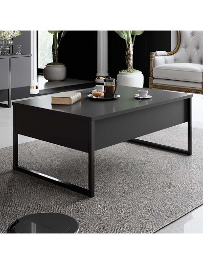 imagem de Combinação Living Room Furniture Luxe Set Antracite Preto3