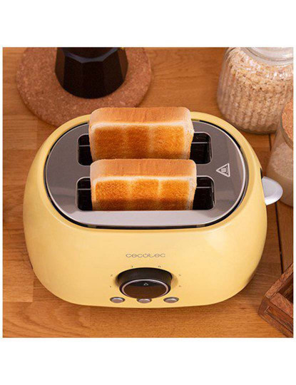 imagem de Torradeira vertical digital ClassicToast Amarelo Double4