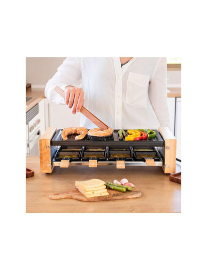 imagem de Raclette Cheese&Grill 8200 Madeira Preto 1200 W5