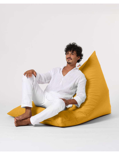 imagem de Pufe Pirâmide Grande Cama Amarelo10