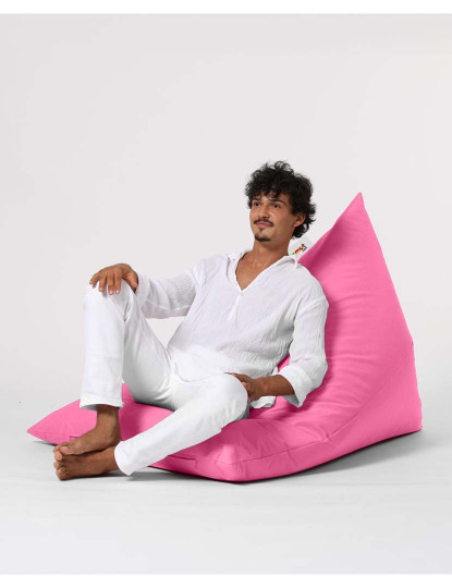 imagem de Pufe Pirâmide Grande Cama Rosa10