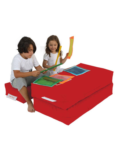 imagem de Pufe 2 Lugares Kids Vermelho2