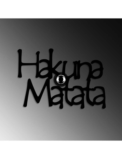imagem de Candeeiro Parede Hakuna Matata Preto6