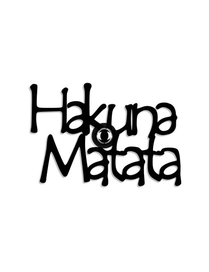 imagem de Candeeiro Parede Hakuna Matata Preto7
