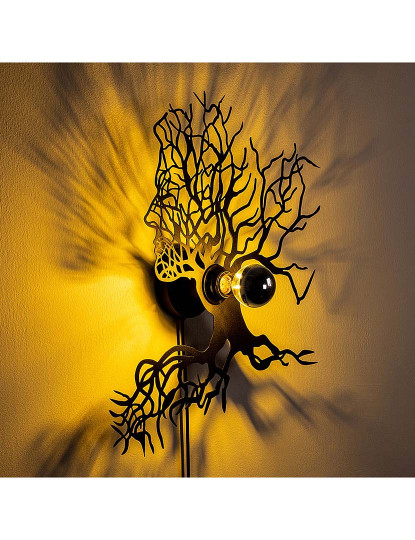 imagem de Candeeiro Parede Tree Man Preto5