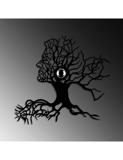 imagem de Candeeiro Parede Tree Man Preto6
