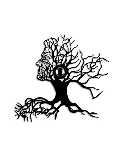 imagem de Candeeiro Parede Tree Man Preto7