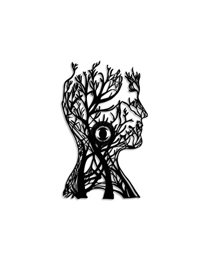 imagem de Candeeiro Parede Tree Man Preto7