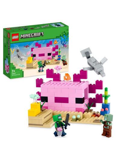 imagem de LEGO MINECRAFT A CASA DE AXOLOTL 212471