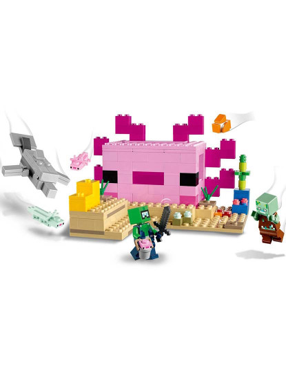 imagem de LEGO MINECRAFT A CASA DE AXOLOTL 212473