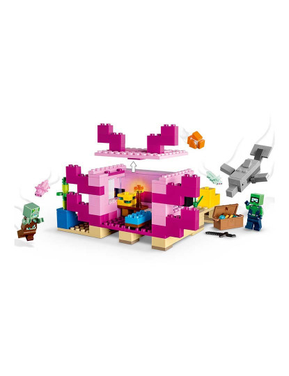 imagem de LEGO MINECRAFT A CASA DE AXOLOTL 212474