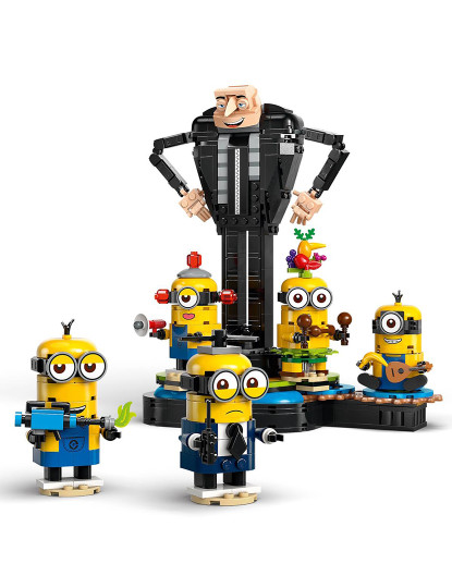 imagem de LEGO MINIONS GRU CONSTRUÍDOS COM PEÇAS 755824