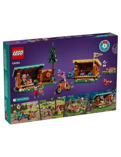 imagem de LEGO FRIENDS  CAMPO AVENTURAS CABANAS CONF. 4262411